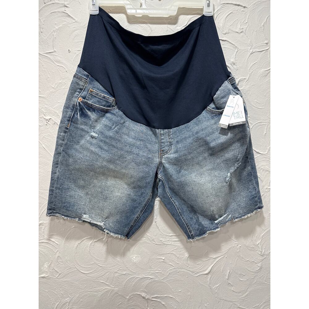 Time and Tru Maternity Jeans Shorts - Size: XXL